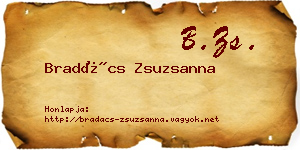 Bradács Zsuzsanna névjegykártya
